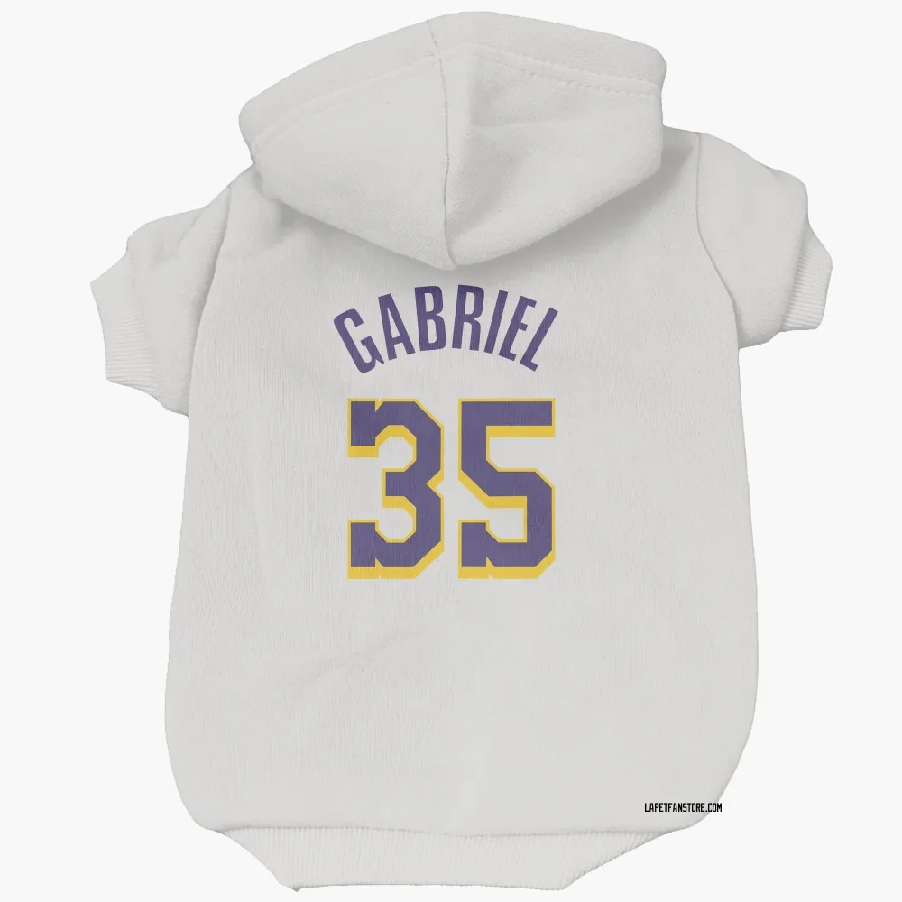 Los Angeles Lakers #35 Wenyen Gabriel White City Edition Stitched